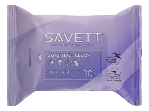 SAVETT BATHROOM CLEANING WIPES 30 WIPES