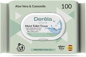 DERELA SPAIN ADULT WIPES BODY HYGIENE  BIG SIZE 60 WIPES