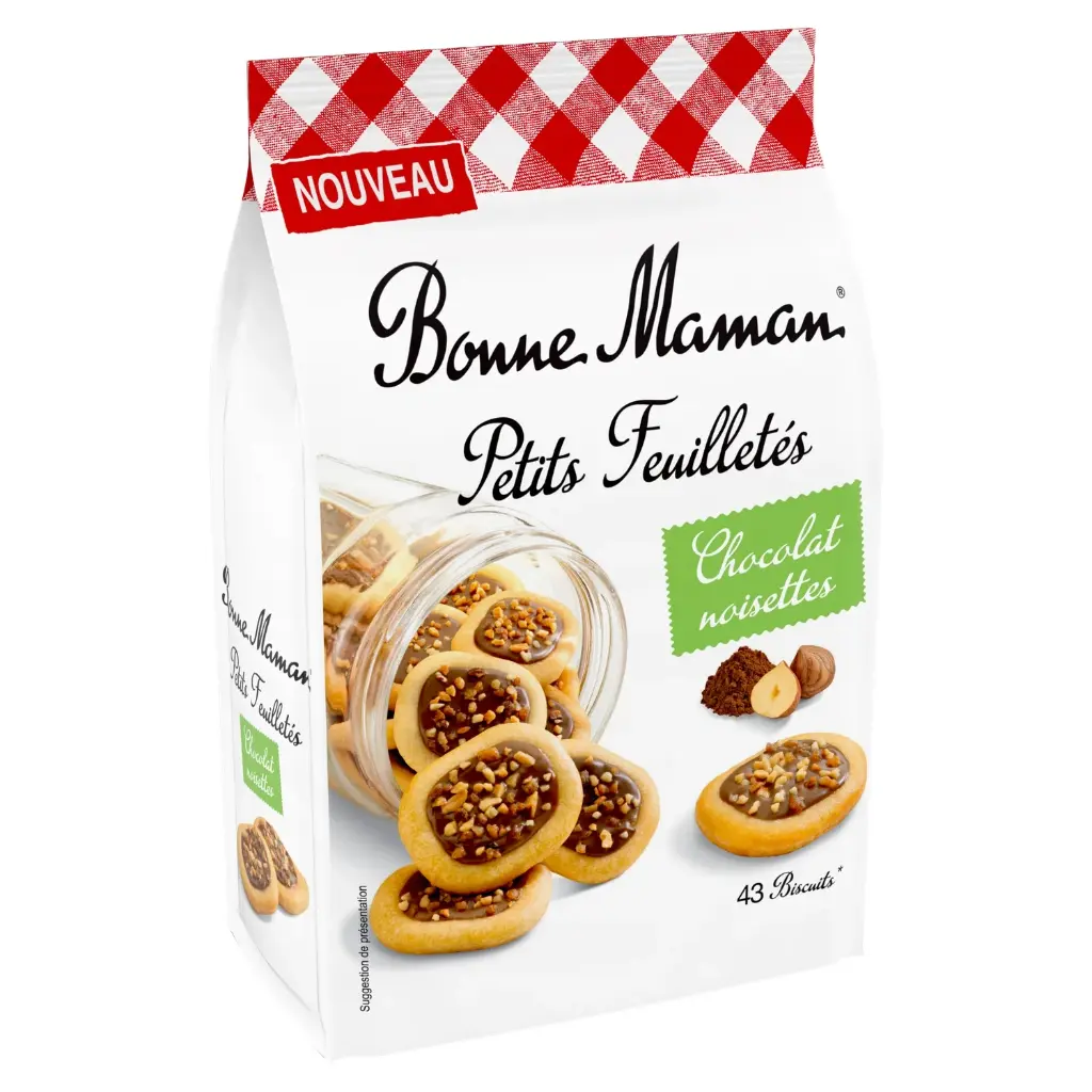 MINI CHOCOLATE/HAZELNUT LEAVES B.M
