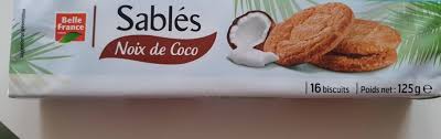 SABLES NOIX COCO 125G B.F