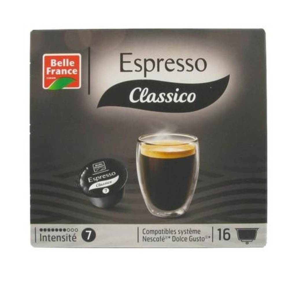 16 CAPSULES EXPRESSO CLASSICO DOLCE GUSTO
