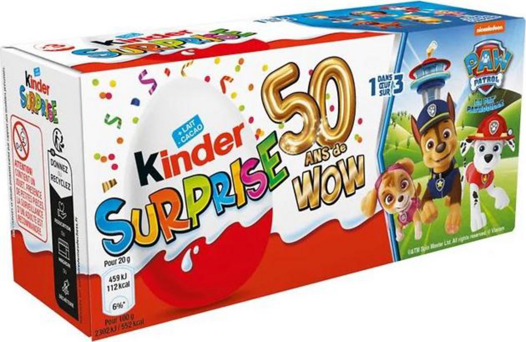TRIPAK OEUFS SURPR.KINDER