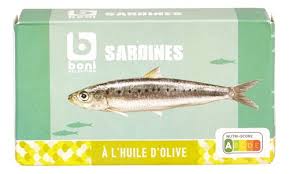 BONI sardines à l'huile d'olive 125g