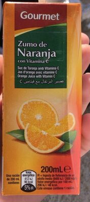 GOURMET JUS GOURMET ORANGE 200 ML P-6