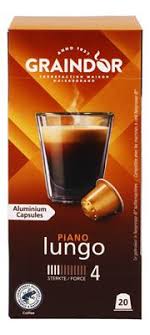 GRAINDOR caps Lungo Piano 4 RFA 20pc