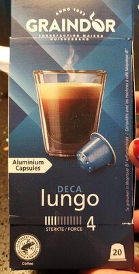GRAINDOR caps Lungo déca 4 RFA 20pc