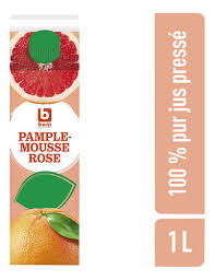 BONI pink grapefruit 100% pure juice in carton 1L