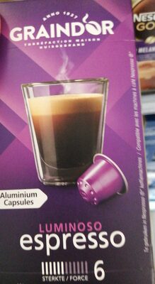GRAINDOR caps Espresso Lumino.6 RFA 20pc