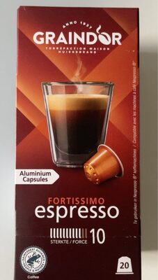 GRAINDOR caps Espresso Forti.10 RFA 20pc