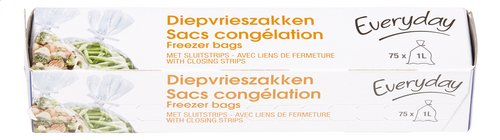 EVERYDAY SACS DE CONGÉLATION 75X1L