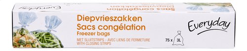 EVERYDAY SACS DE CONGÉLATION 75X3L