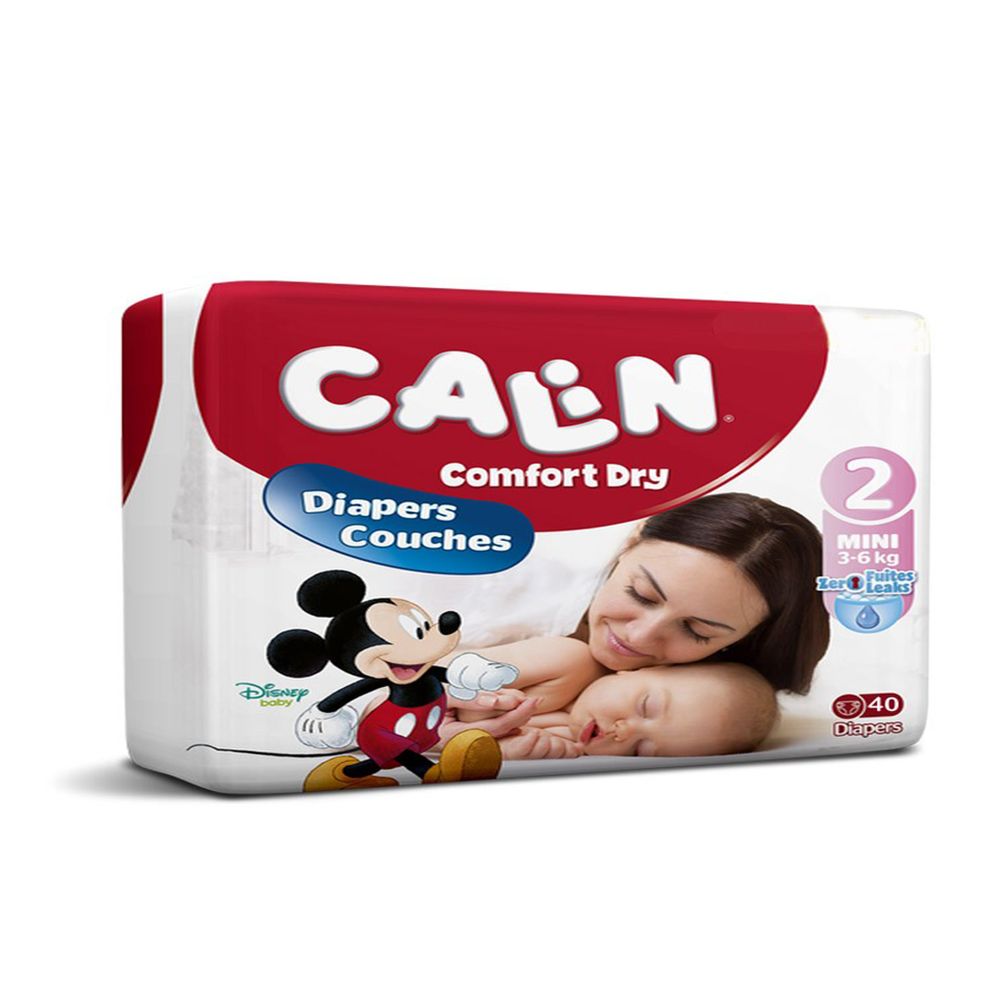 WUGLO COUCHES BEBE 3-6KG N2 40PCS