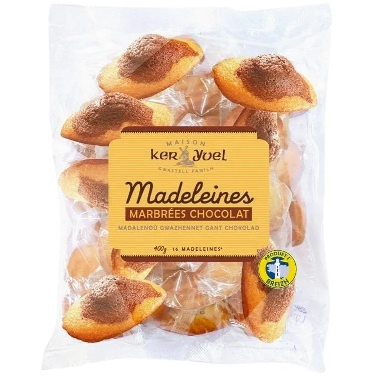 LA PEPA MADELEINES MARBREES X6 165G