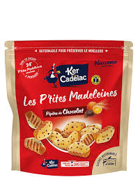 LA PEPA MADELEINES PEPITES CHOCO LAIT X6 165G