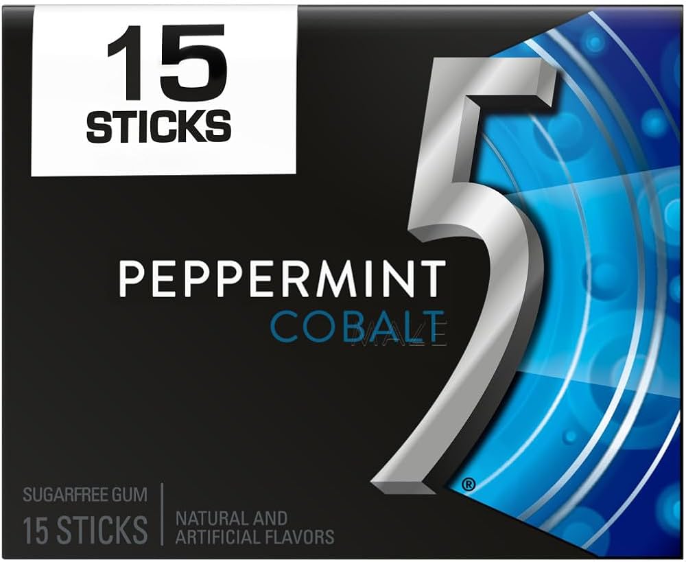 FIVE COBALT WRIGLEY S Chewing-gum Sans Sucre 15 PIECES