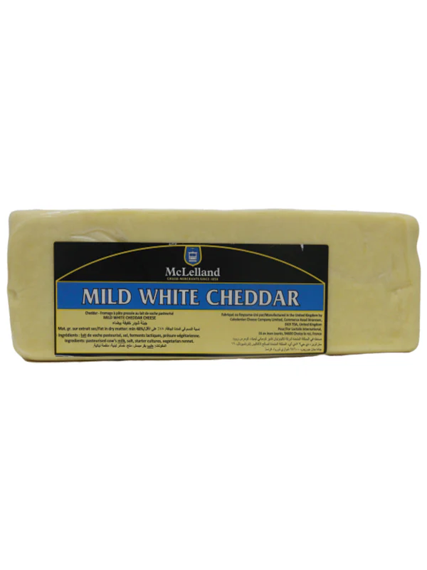 MC LELLAND CHEDDAR MILD WHITE 2.5KG