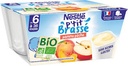 NESTLÉ PTIT BRASSÉ BIO APPLE PEACH 4X90G
