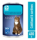 BONI Cat Cod & Sardine Jelly MSC 400g