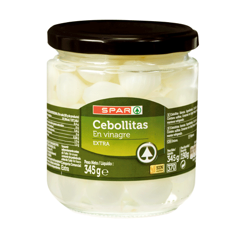 SPAR CEBOLLITAS EN VINAGRE 370G