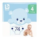 BONI size 4 maxi diapers 7-14kg 74pc
