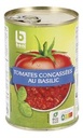 BONI tomates concassées au basilic 400g