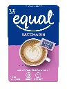 EQUAL SACCHARIN ZERO CALORIE SWEETENER 100P
