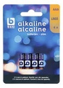 BONI piles alcalines AAA LR03 4pc