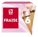 BONI fraise cornet 6x120ml