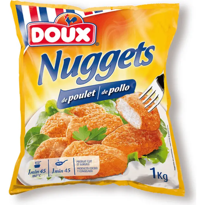 DOUX NUGGLETS DE POULET 1KG