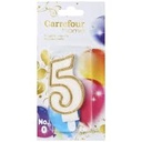 5 BOUGIE CHIFFRE 