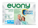 EVONY ADULT DIAPERS MEDIUM 80-130CM